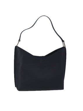 Authentic GUCCI Shoulder Bag Patent Leather Black Silver 001 3017 002058